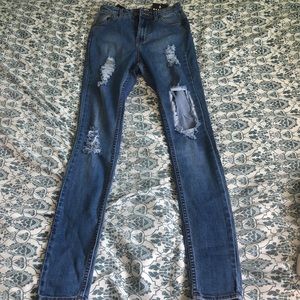 High-waist skinny jeans from fashion nova